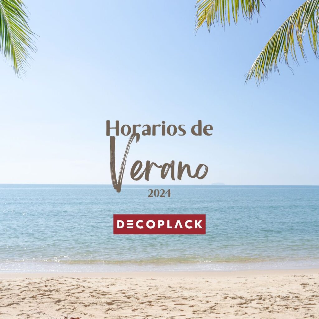 Horarios de Verano en Decoplack