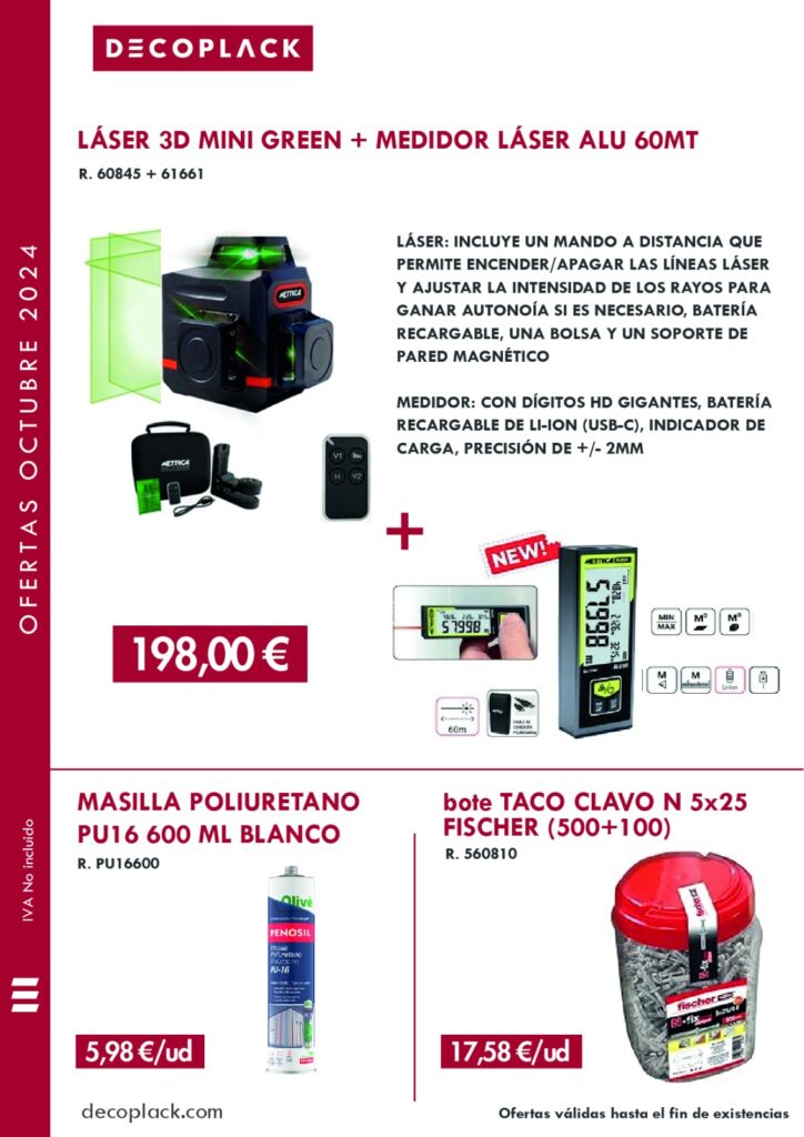 ofertas octubre 2024 decoplack